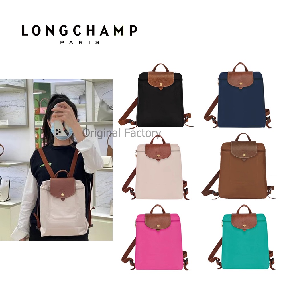 Original Longchamp 1699 089 Classic models ladies folding waterproof backpack.tote bag Shopee Philippines