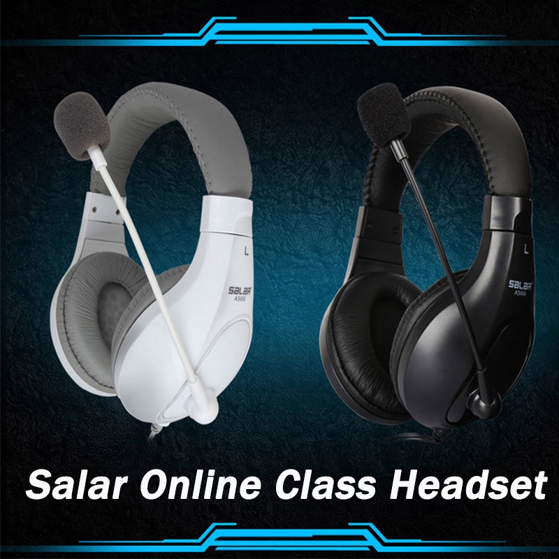Salar Online Class Wired Headset Head-Mounted Computer Headset Gaming ...