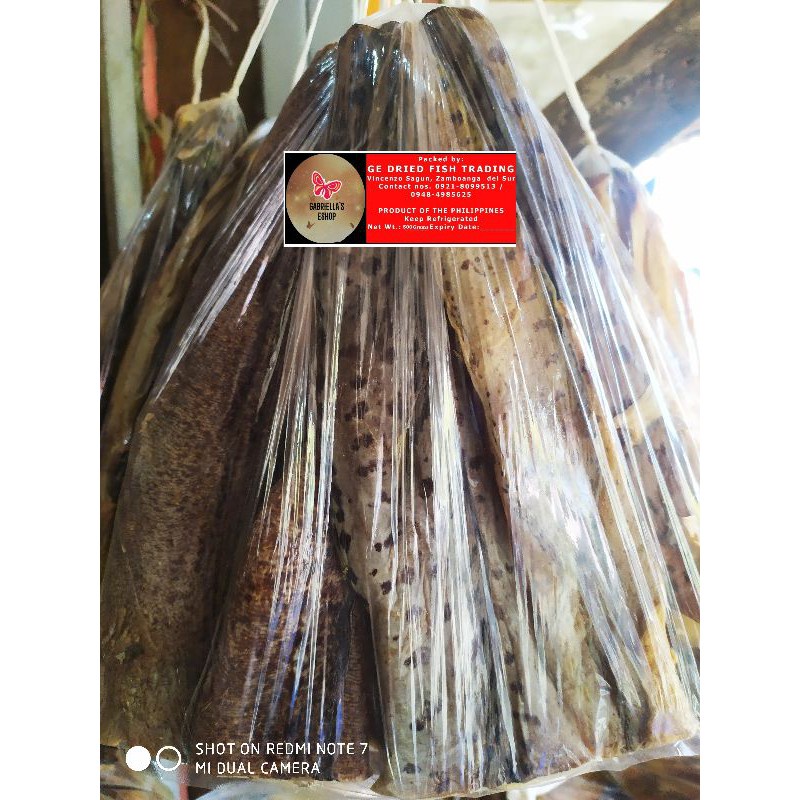 500 Grams Seawater Igat Ubod or Eel Daing Dried Fish From Zamboanga