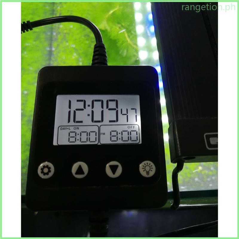 RAN Aquarium Light Timer Dimmer Easy to Program Fish for Tank Lamp