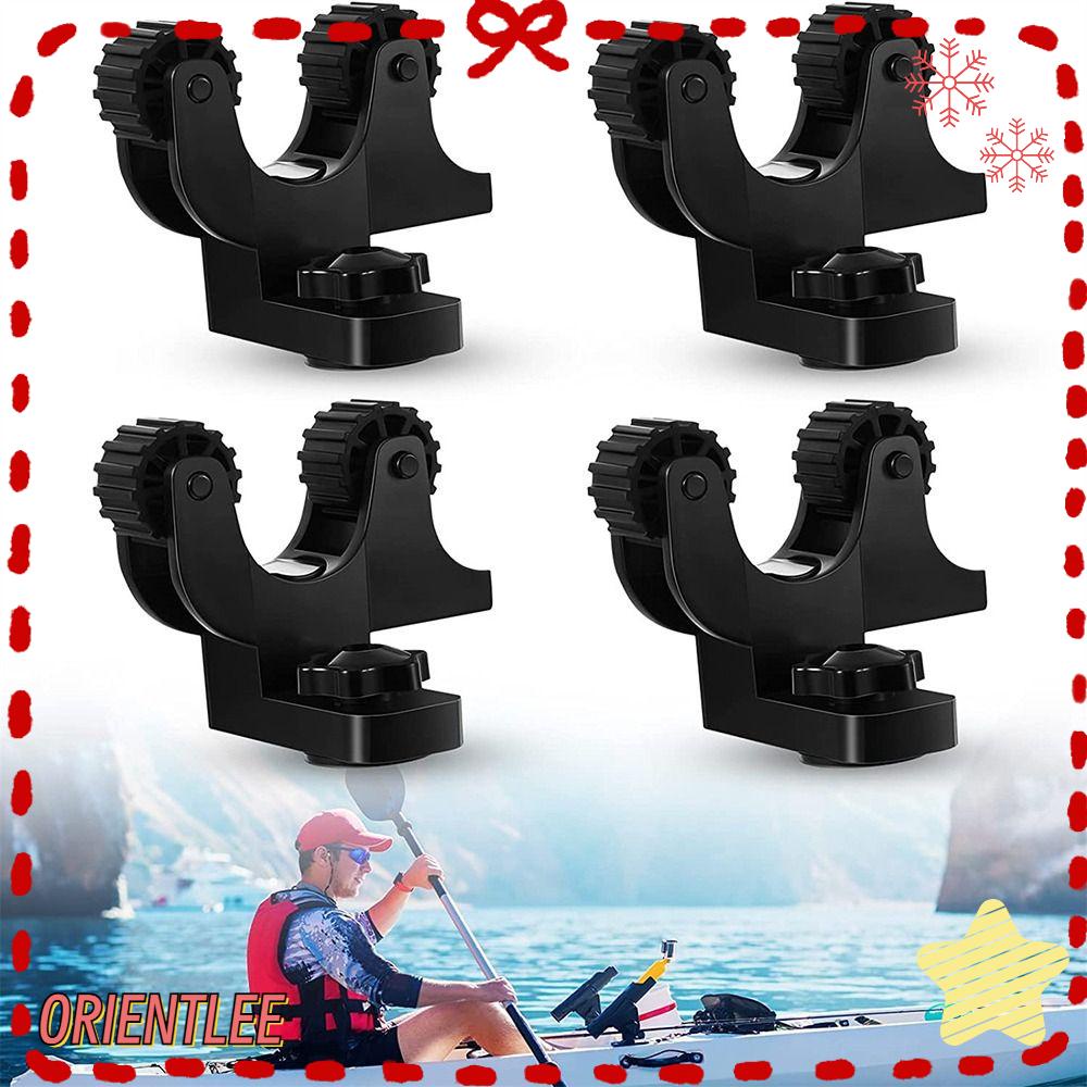 ORIENTLEE Kayak Paddle Holder, Fishing Rail Track Kayak Track Mount