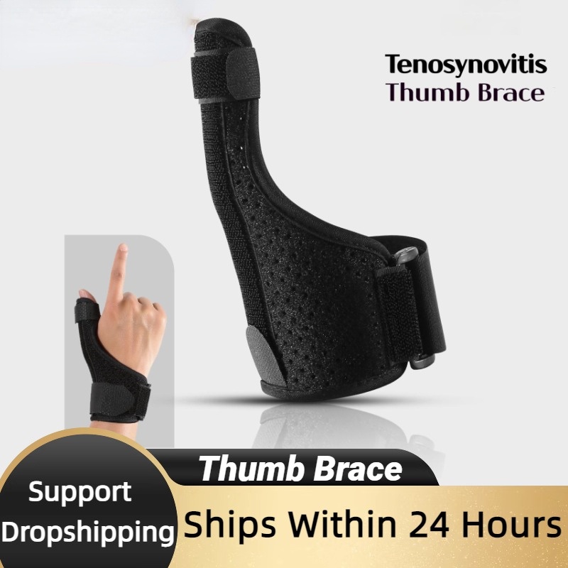 Adjustable Wrist Support Brace - Black Splint For Carpal Tunnel, Arthritis & Sprains