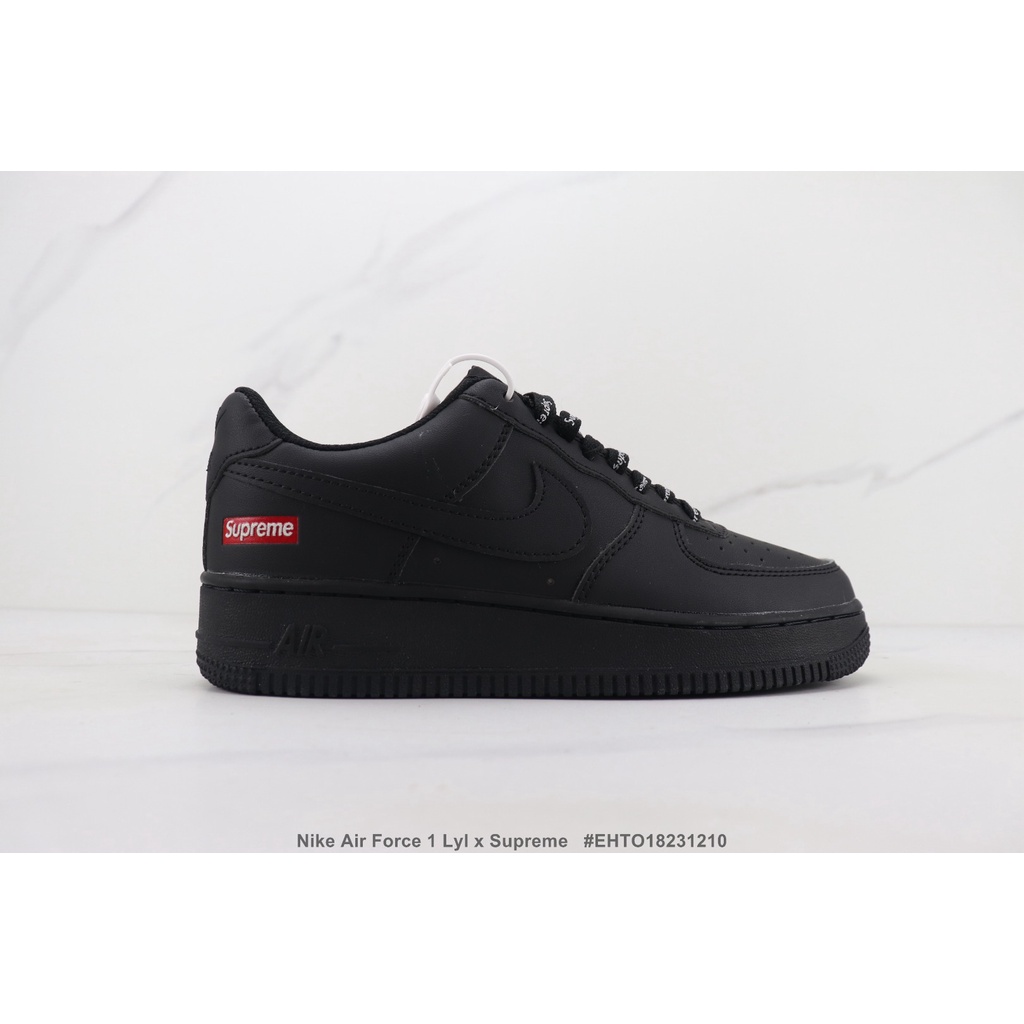 Hot Sale Air Force 1 Lyl x Supreme trendy low-top sneakers cowhide 36 ...