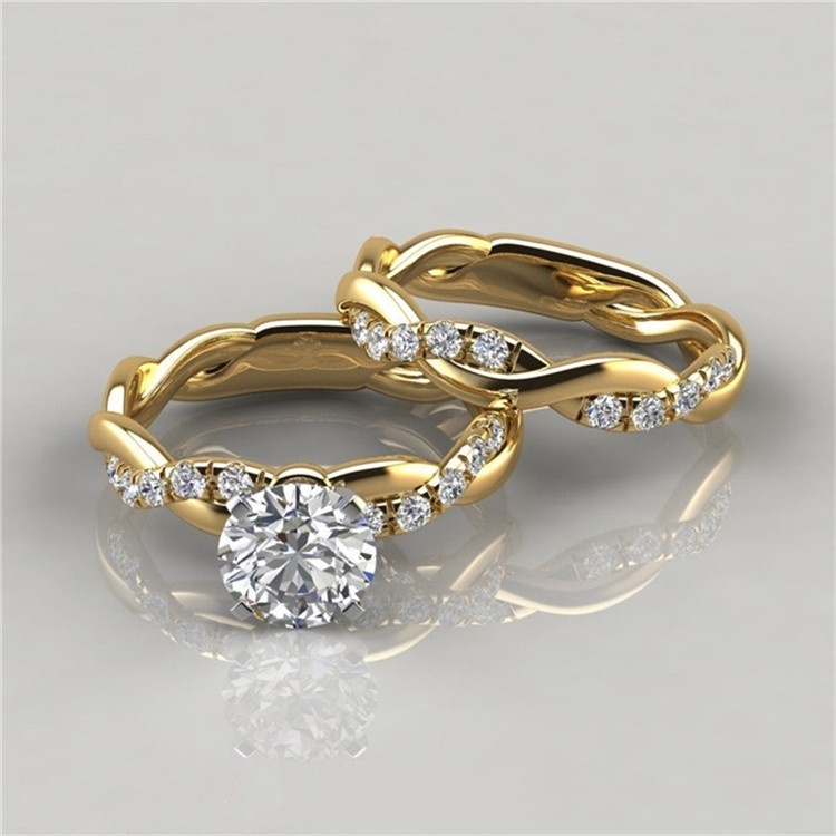Couple Ring Set for Woman Singsing Promise ring Women Diamond Ring ...