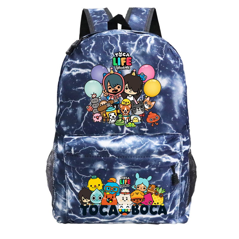 Toca BOCA TOCA Life World Cartoon Printing Primary School Bag Cross ...