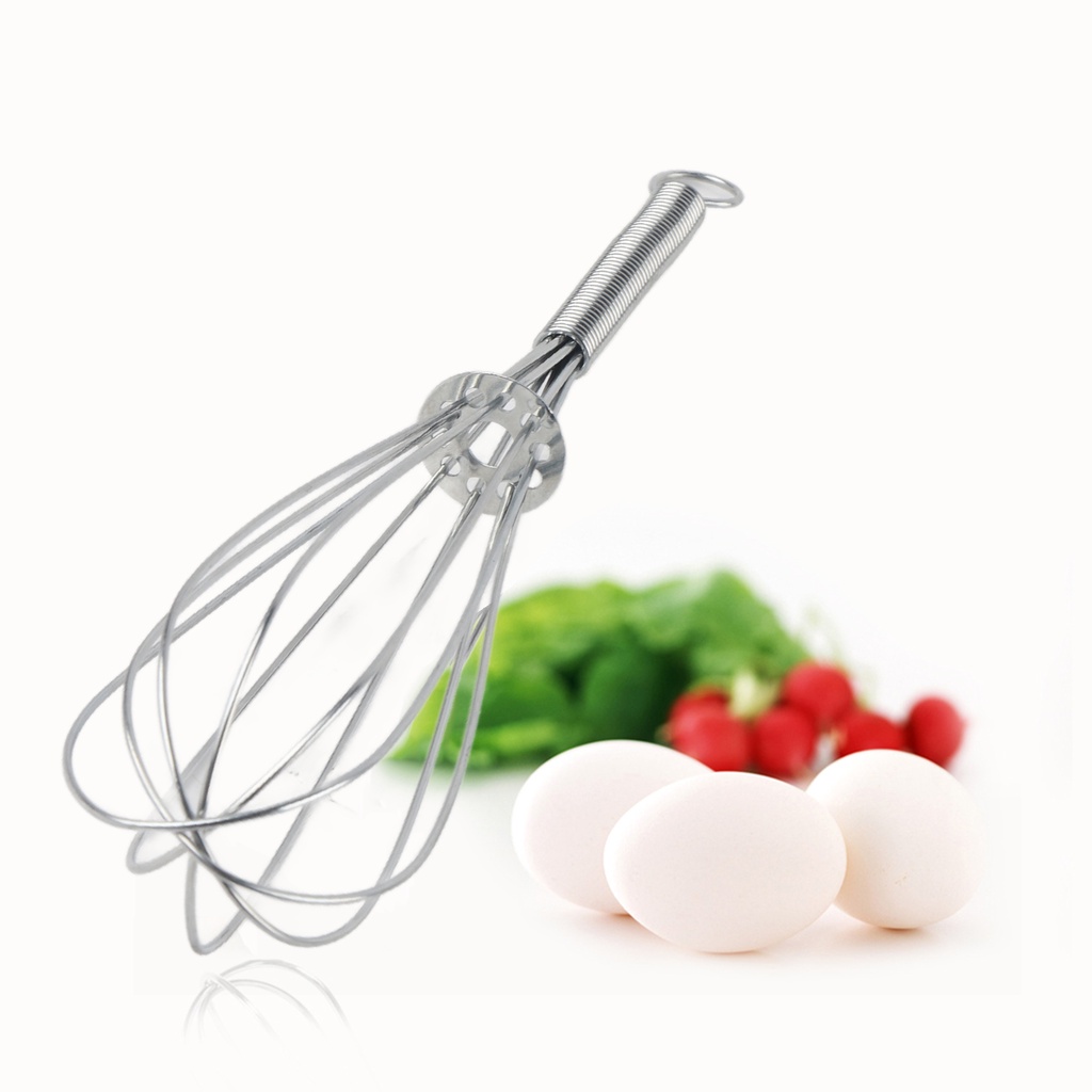 [WON]Handheld Stainless Steel Egg Beaters Whisk Mixer Eggbeater Cooking