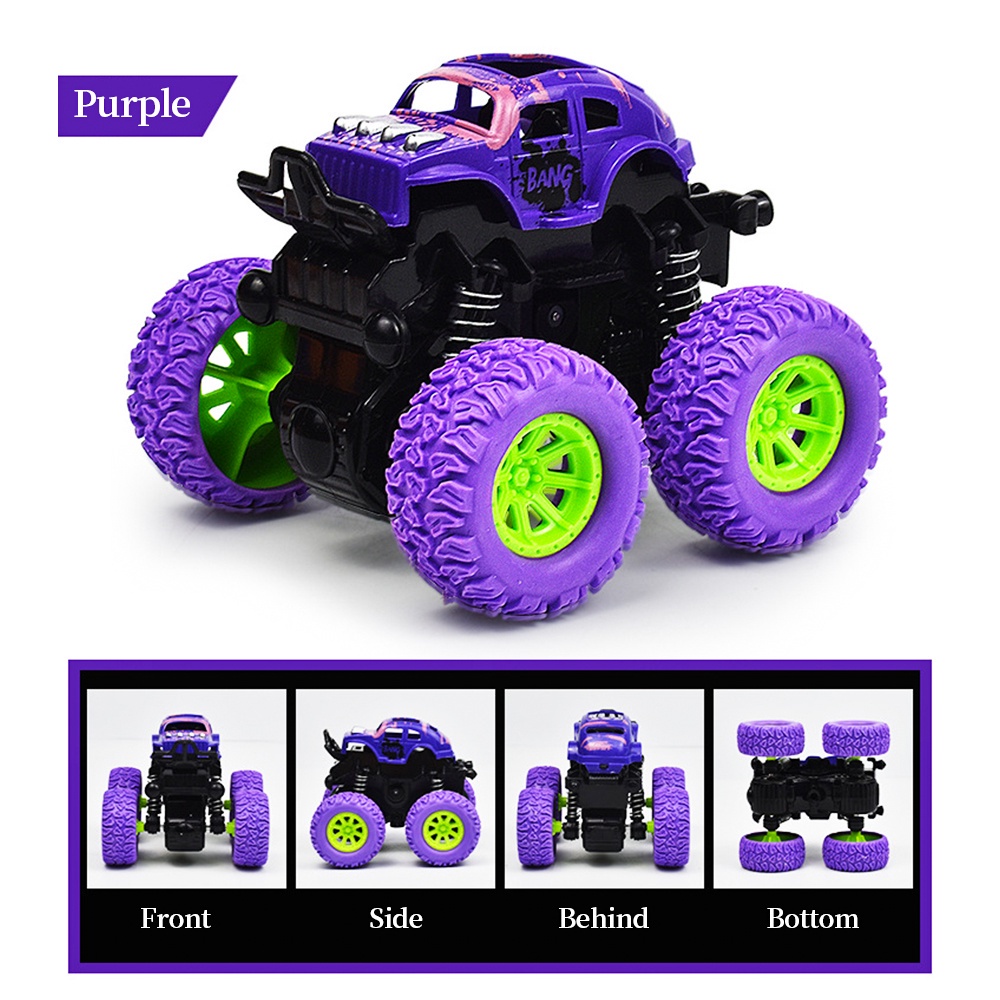 Monster Truck Toys Friction Power Vehicles Truck Inertia SUV Car Toys ...