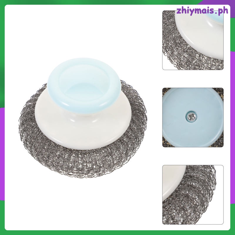 Griddle Cleaning Brush Dish Brushes Washing Skillet Scrubber Metal Stainless Steel Frying Pan