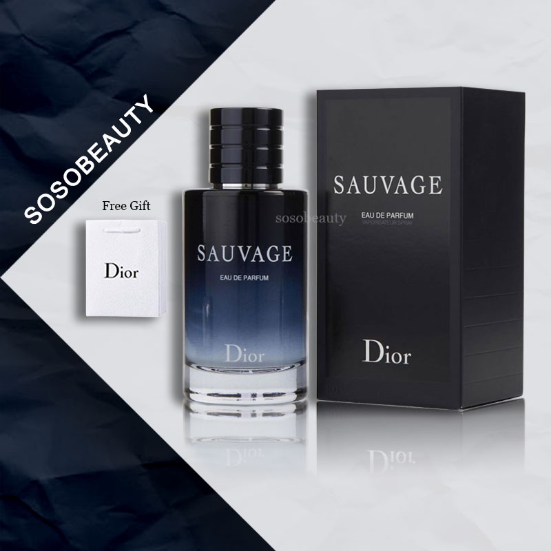 Authentic# Dior Sauvage Eau De Parfum 100ml EDP Men's perfume Long ...