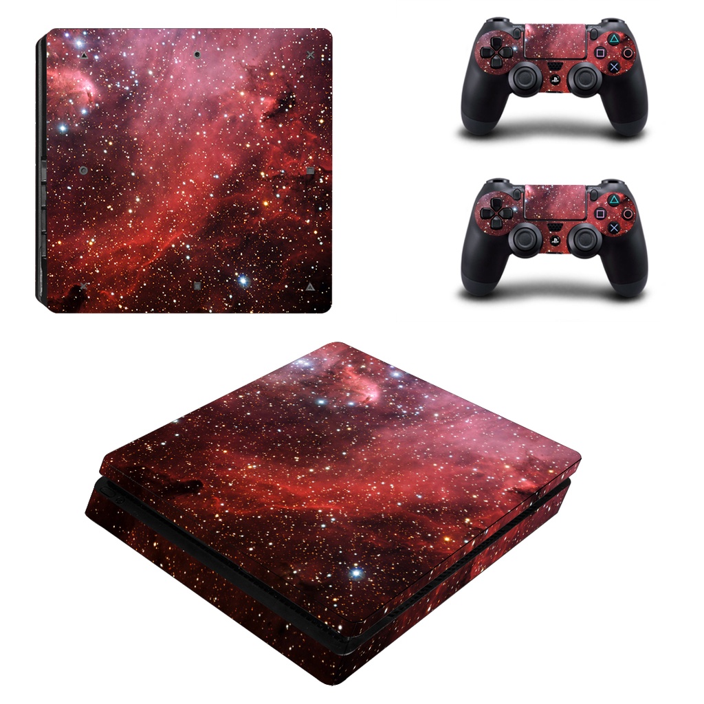 Sticker Skin Set For PS4 Slim Skin Cover Protector Vinyl Sticker For ...
