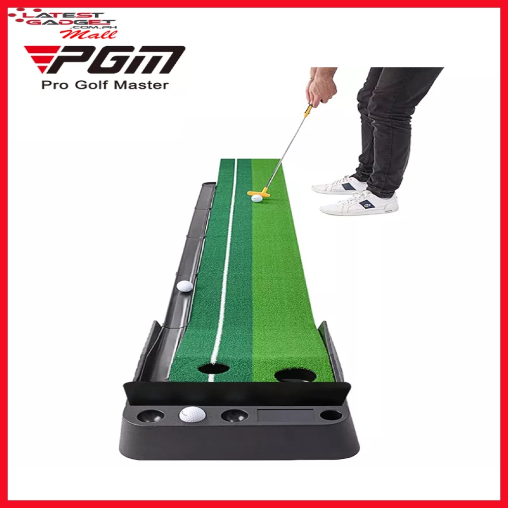LatestGadget PH PGM 3 Meters Putting Green Putter Pad With Ball Return ...