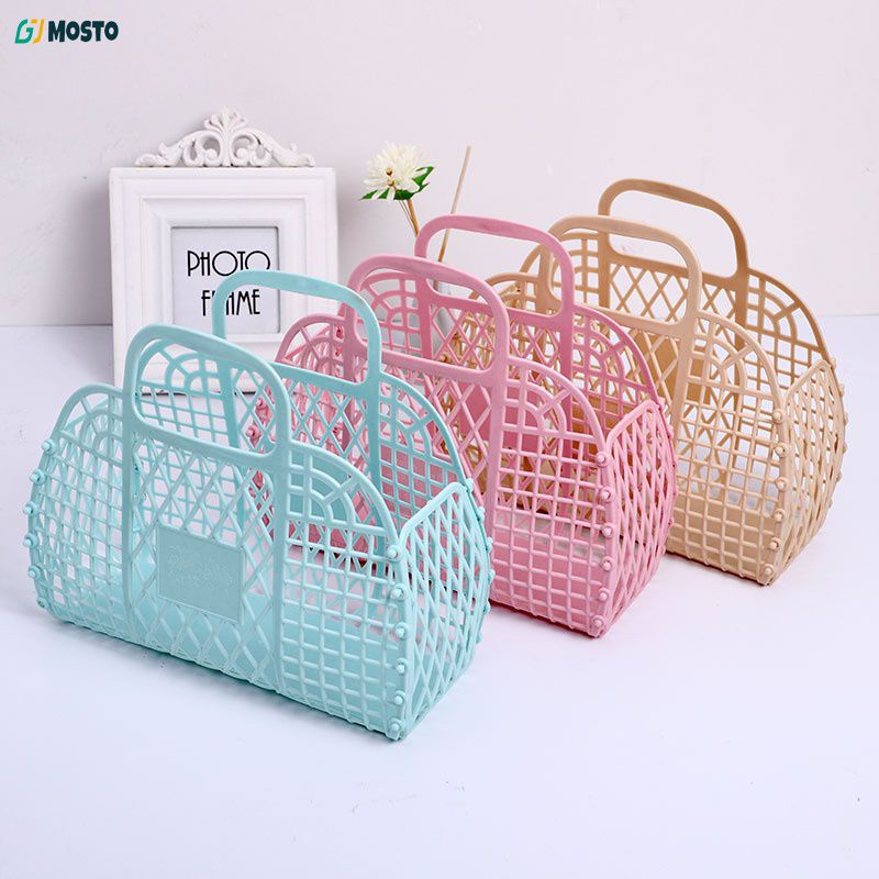 Be Disassembled Shopping Storage Basket Portable Handbag Hollow Model ...