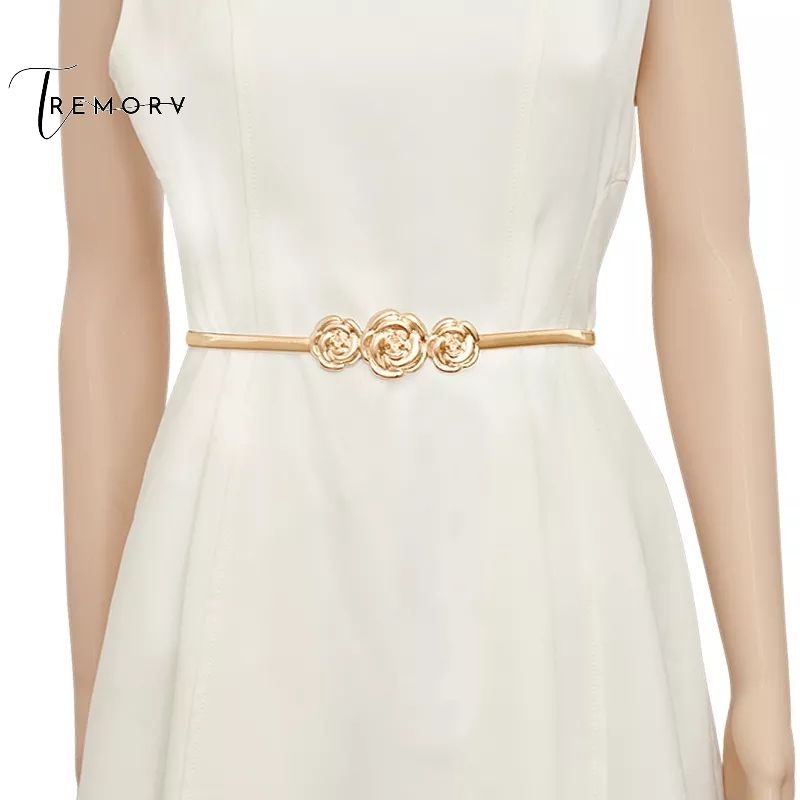 ladies dress waist chain belt