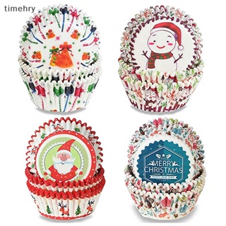 600 Pieces Christmas Cupcake Wrappers 6 Style Christmas Party Cupcake  Liners Toppers Muffin Cups Cupcake Holders Xmas Paper Baking Cups for Cake  Candy