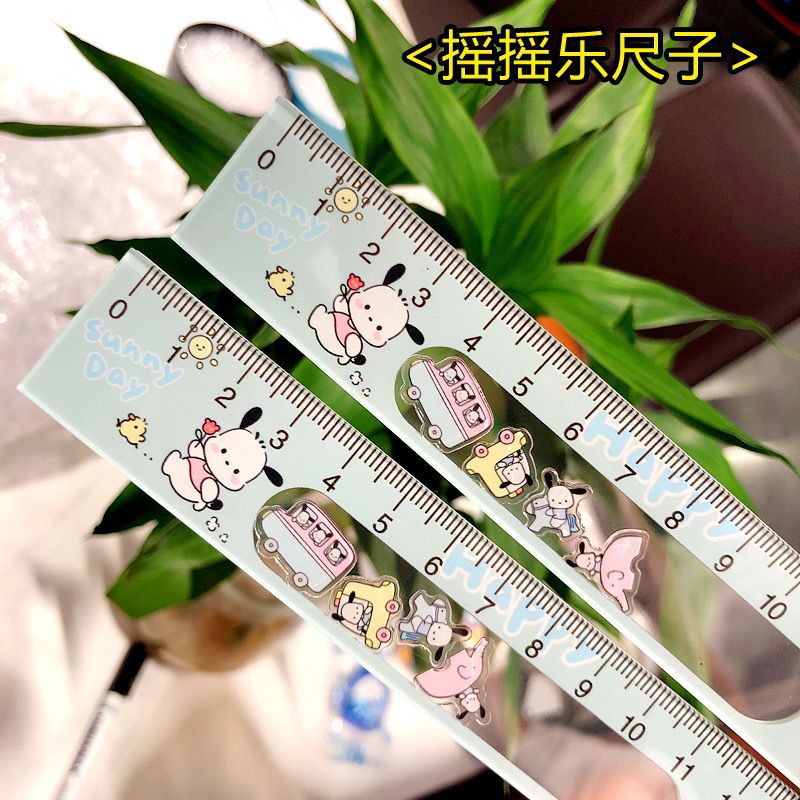 1pcs Cartoon Sanrio Series Rocking Ruler Cute SpongeBob SquarePants ...