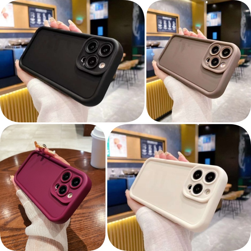 Macaron Casing for Huawei Y7A Y9 Prime 2019 Y9S Honor 9X Simple Case Solid  Color Tianyan Staircase Frosted Skin Feeling Fine Hole Soft Case