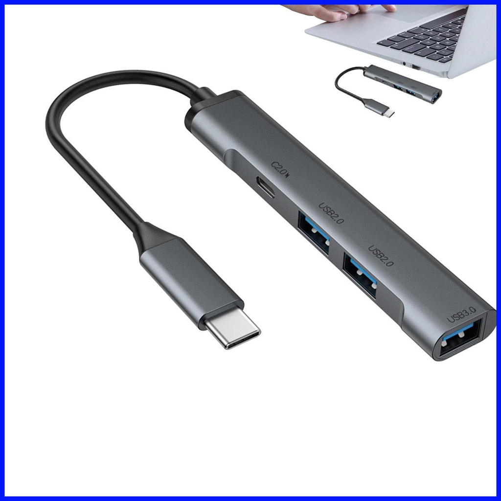 USB C Docking Station 4-in-1 Type C To USB Adapter Support PD Fast ...