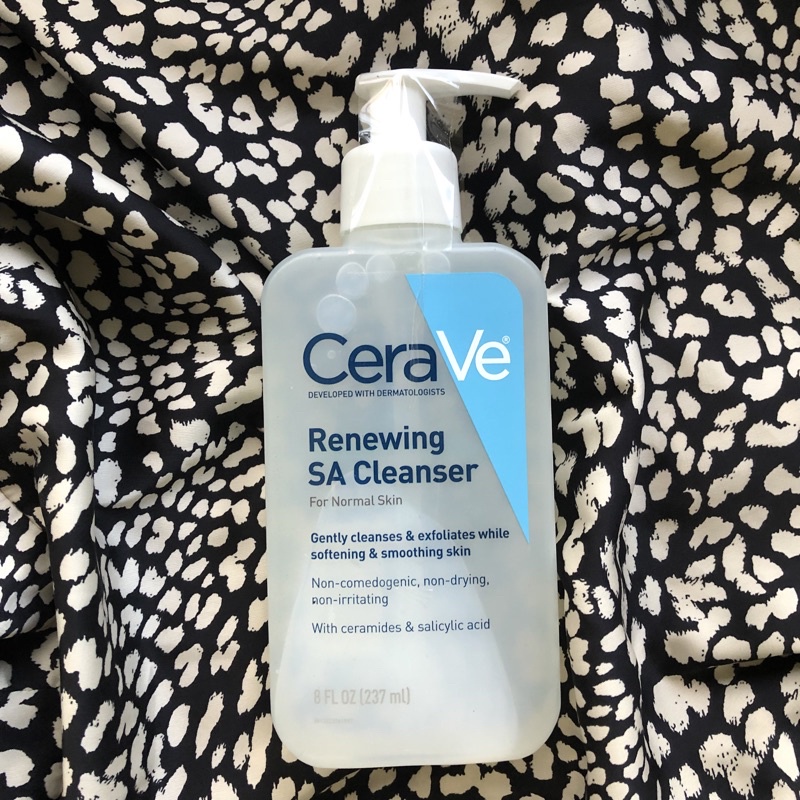 CeraVe Renewing SA Cleanser 8oz or 16oz | Shopee Philippines