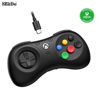New 8Bitdo M30 Wired Controller for Xbox Series XS, One, and Windows with  6-Button Layout 