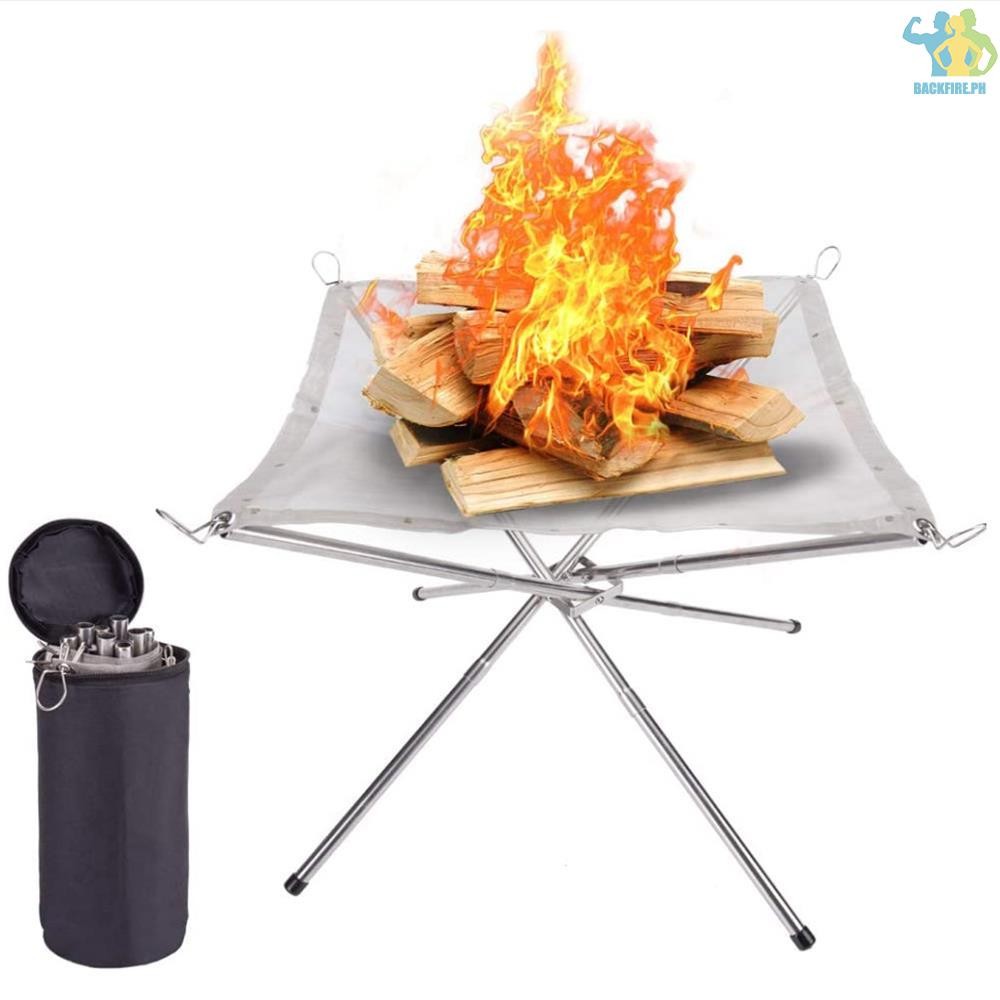 Steel Carry Outdoors Heat-resistant Fire Pit Mesh With [2024 New ...