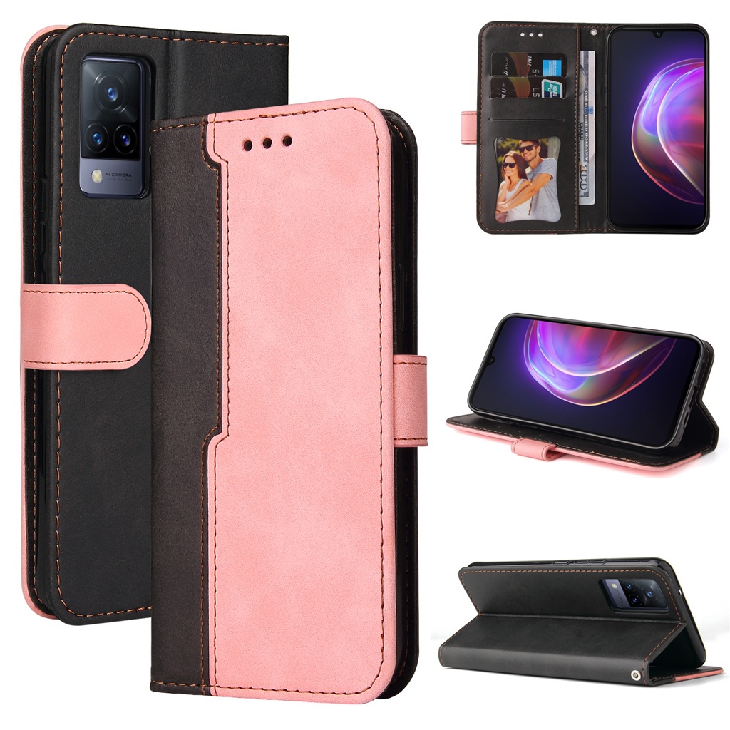 Flip Leather Phone Case For Vivo Y17 Y15 Y15A Y15S Y12 Y11 Y01 Y21 Y21S