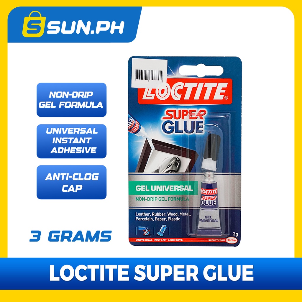 Loctite Super Glue Gel Universal NonDrip Gel Formula 3g Shopee