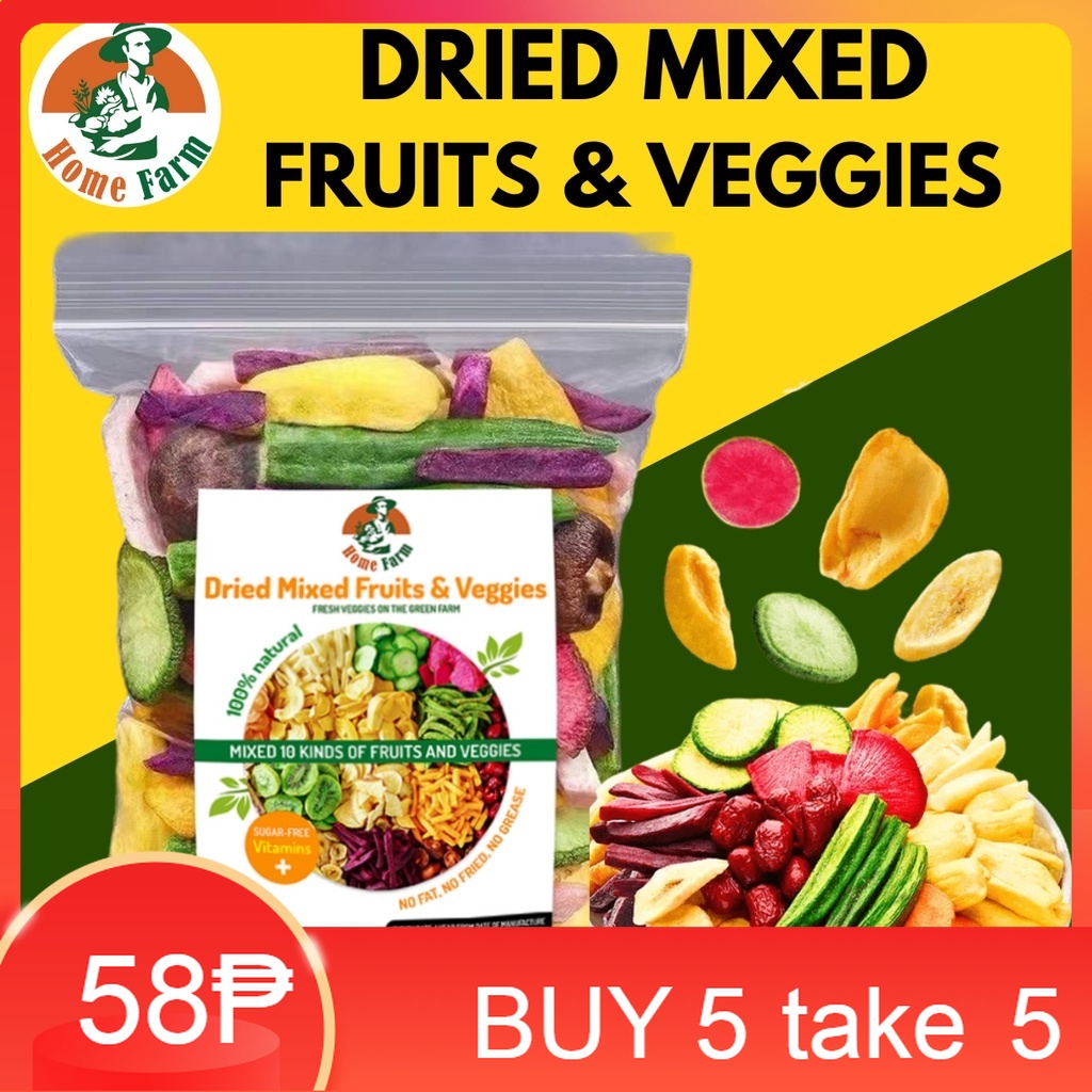 HOMEFARM Dried Vegetables Snack / Dried fruits Vegetable Chips Healthy