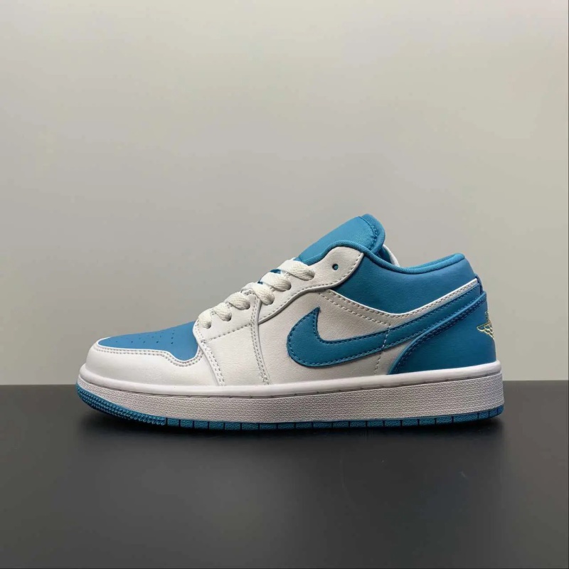 Air Jordan 1 Low “Aquatone” Teal/White 553560-174 | Shopee Philippines