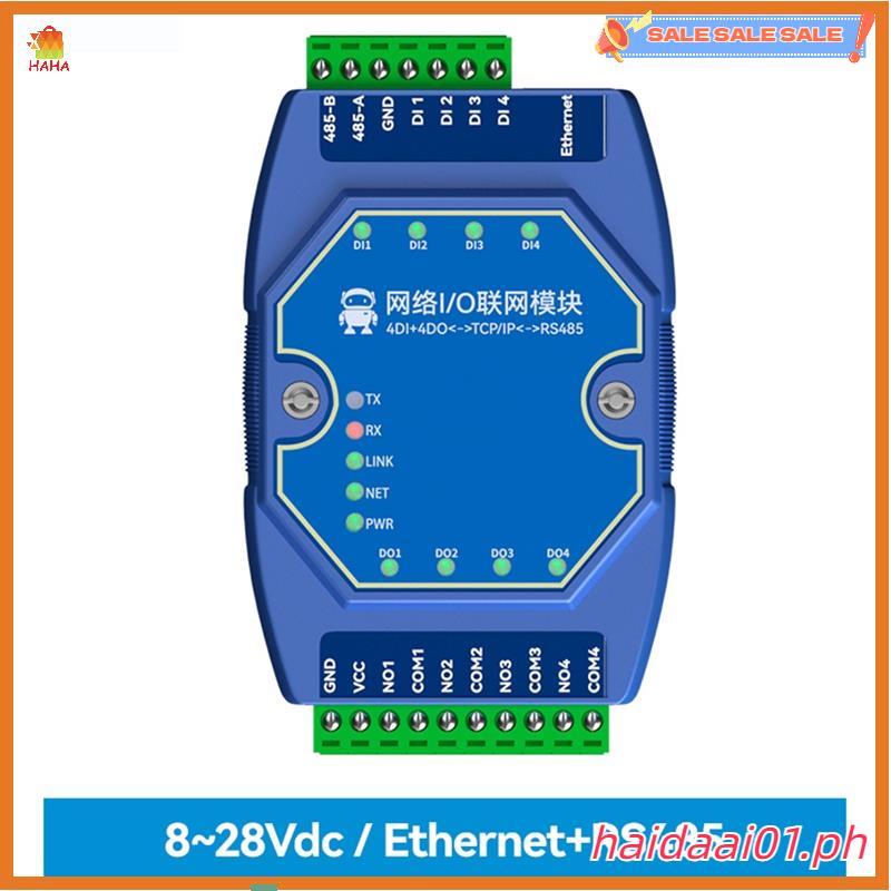 CDBAIRUI 4AI 4DO I/O Module CDBAIRUI ModBus Gateway – 4AI 4DO, RS485 En Ethernet, Voor PLC ME31-XAAX0440 Industriële I/O Netwerkmodule