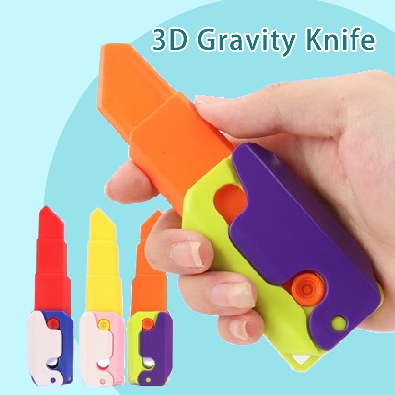 3D Gravity Little Radish Toy Knife Radish Knife Decompression