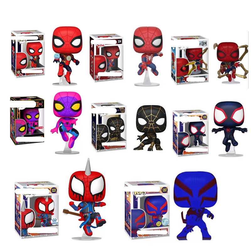 Marvel Spider Man Across The Spider-Verse Funko Pop Spiderman Spider ...