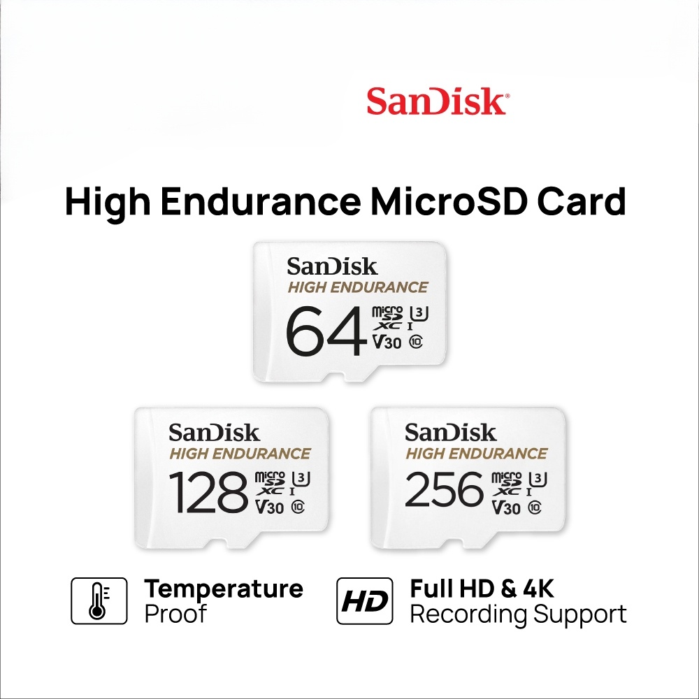 High Endurance Micro SD Card Class 10 U3 V30 Memory Card Shopee