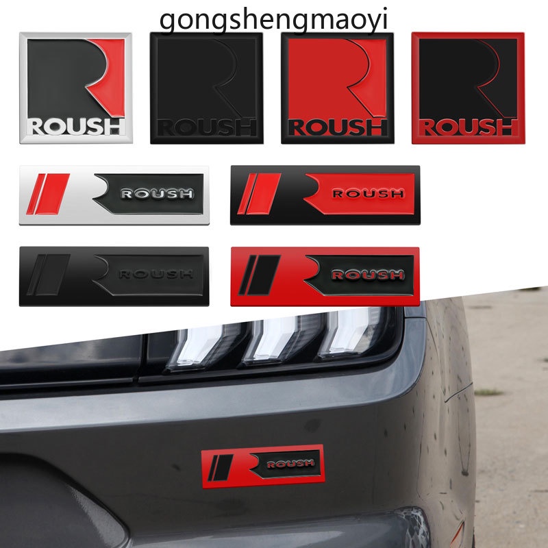 3D Metal Car Styling R ROUSH Logo Car Sticker Emblem Badge Rear Trunk ...