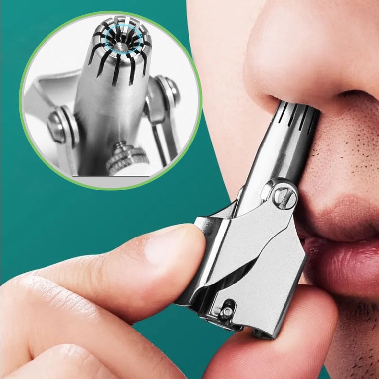 Washable Shaver Ear Hair Trimmer Stainless Steel Nose Hair Remover nose ...