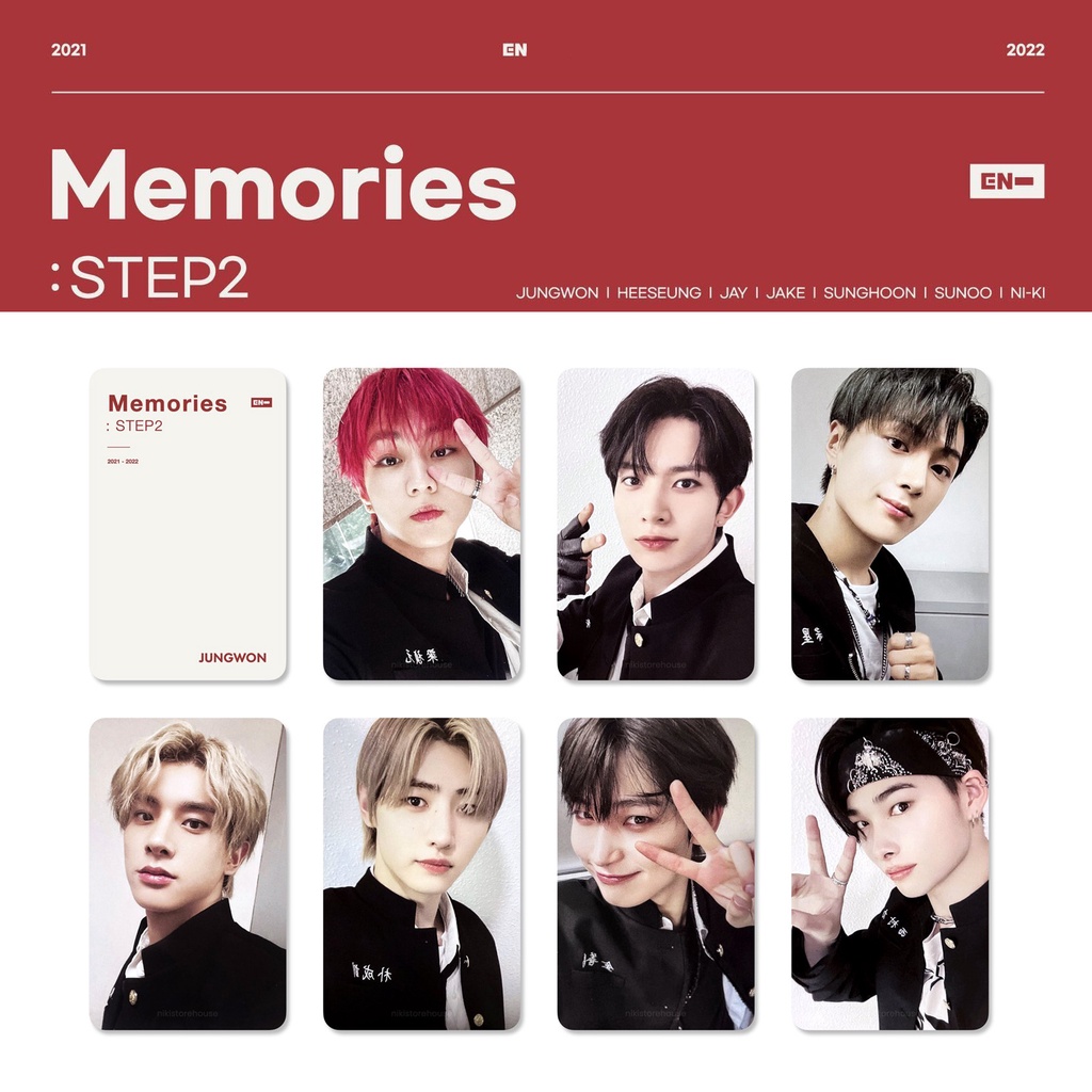 5-7pcs/set EN Mini5 Orange Blood Album Photocards Memories STEP 2