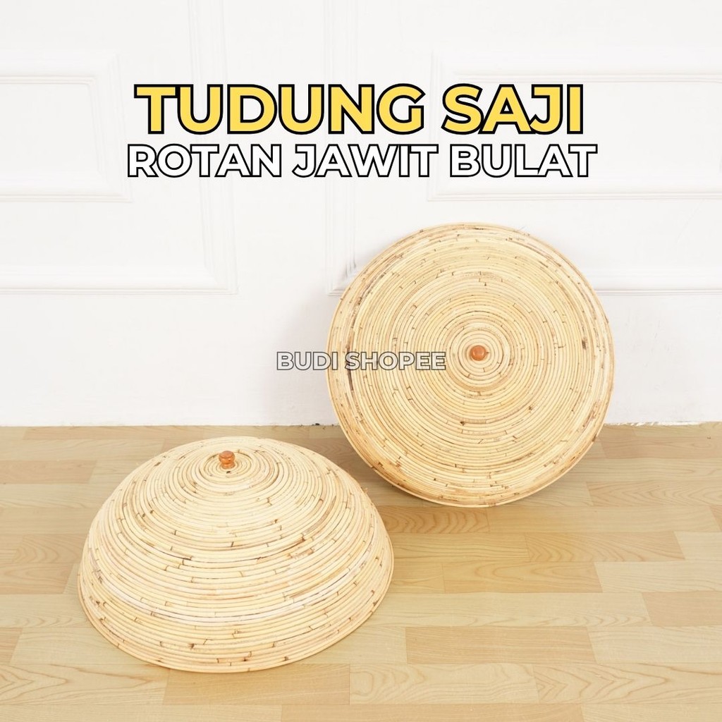 Round Rattan Serving Cover – Aesthetic, Functional Natural Woven Food ...