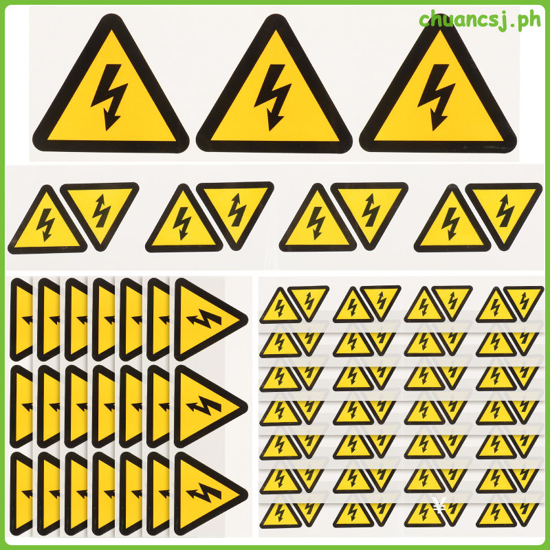 Caution Stickers High Voltage Signs Shock Label Warning Decal chuancsj ...