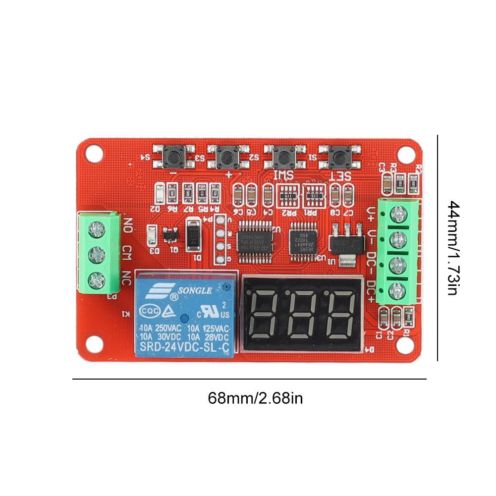 DVB01 Voltmeter Microcontroller Board Undervoltage Overload Protection ...