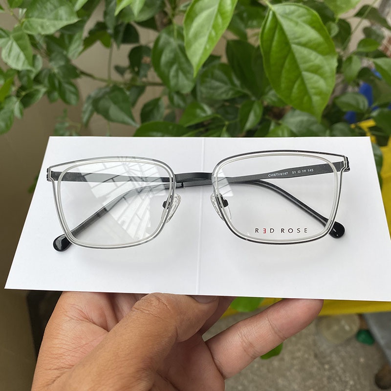 Super Lightweight Glasses Frames Rectangle Men Women Eyewear Shopee