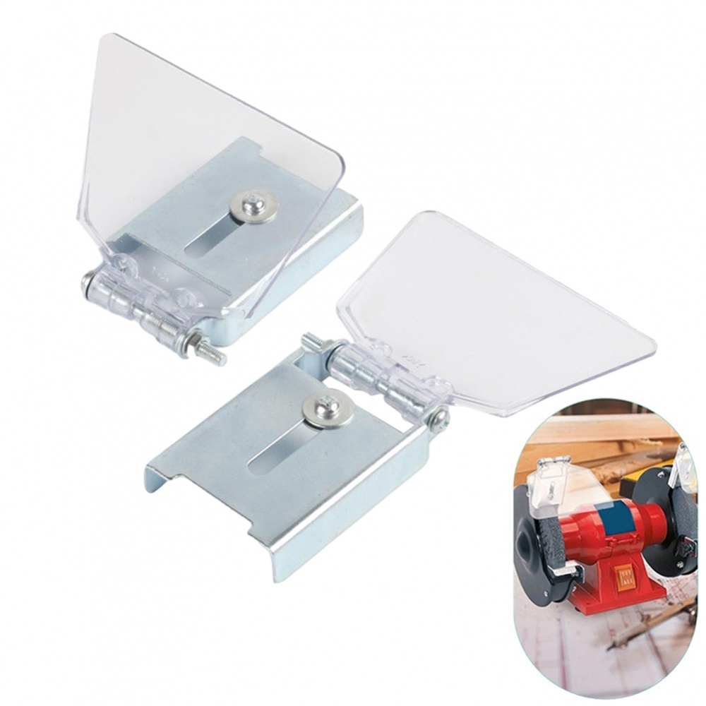 Dust Free Bench Grinder Shields with Silver & Transparent Finish (2pcs) Shopee Philippines