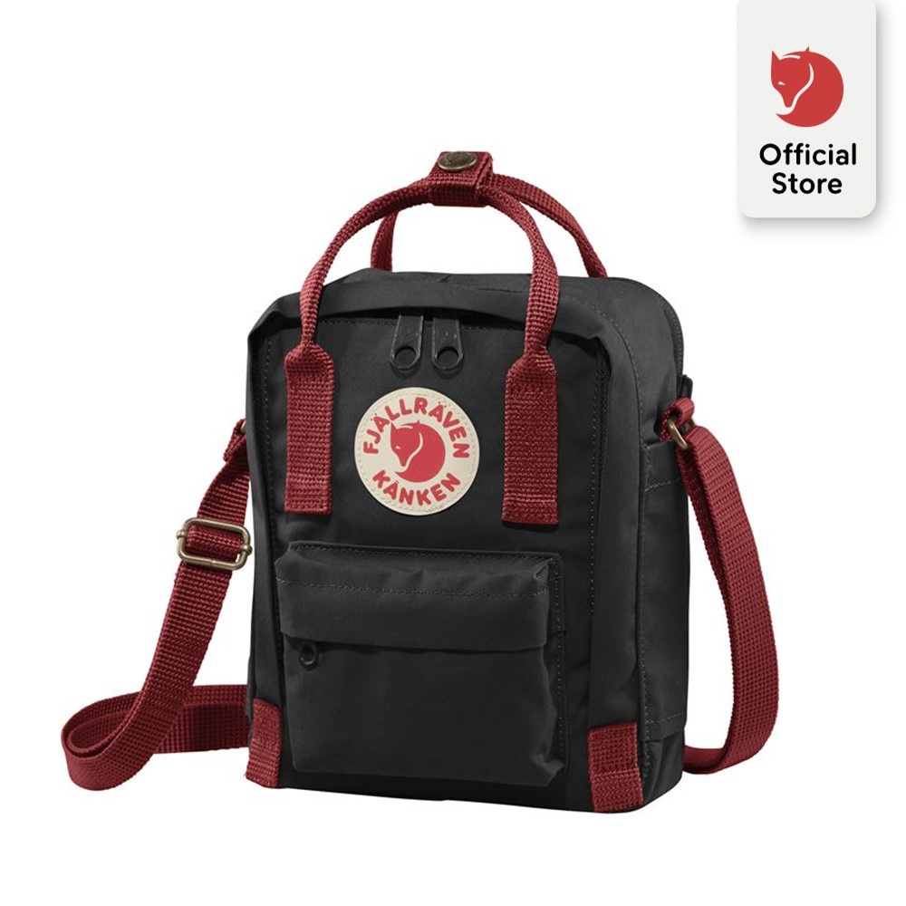 Kanken mini clearance black ox red