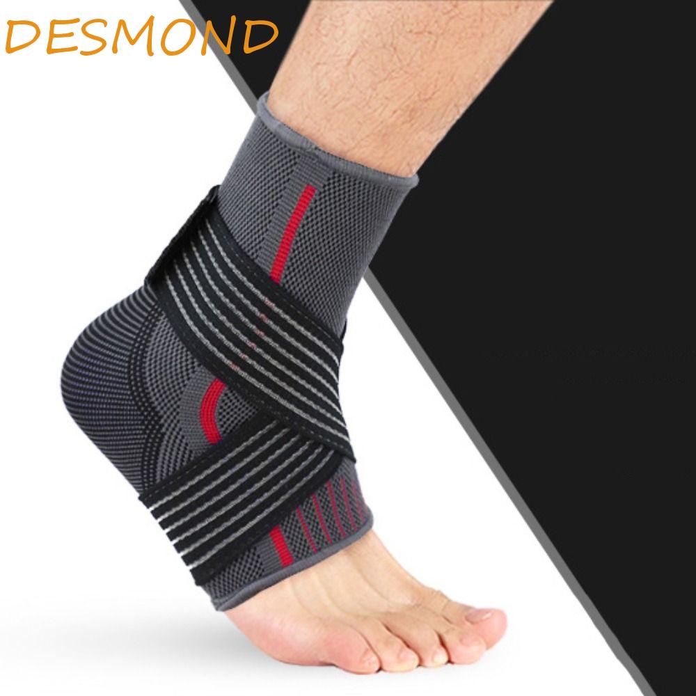 DESMOND Ankle Brace Heel Pain Spandex Nylon Immovable Bandage Sprain ...