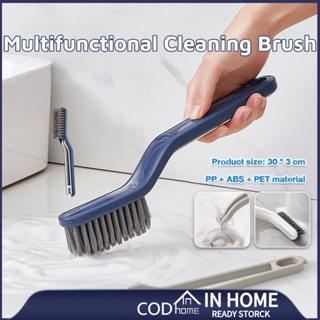  2Pcs Multifunctional Floor Seam Brush,2 in 1 Cleaning Brush for  Bathroom Gap,Hand-Held Groove Gap Cleaning Tools,for Wall Floor Tiles  Window (Blue) : Home & Kitchen
