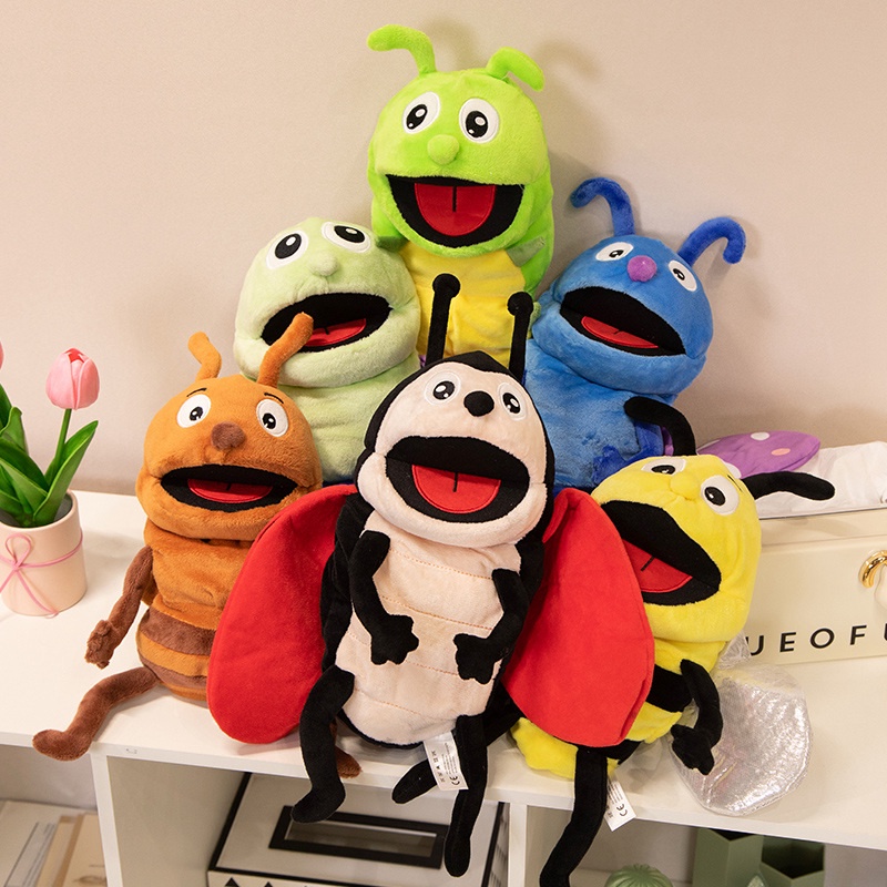 Creative Insects Series Hand Puppets Plush Toy Soft Stuffed Animals ...