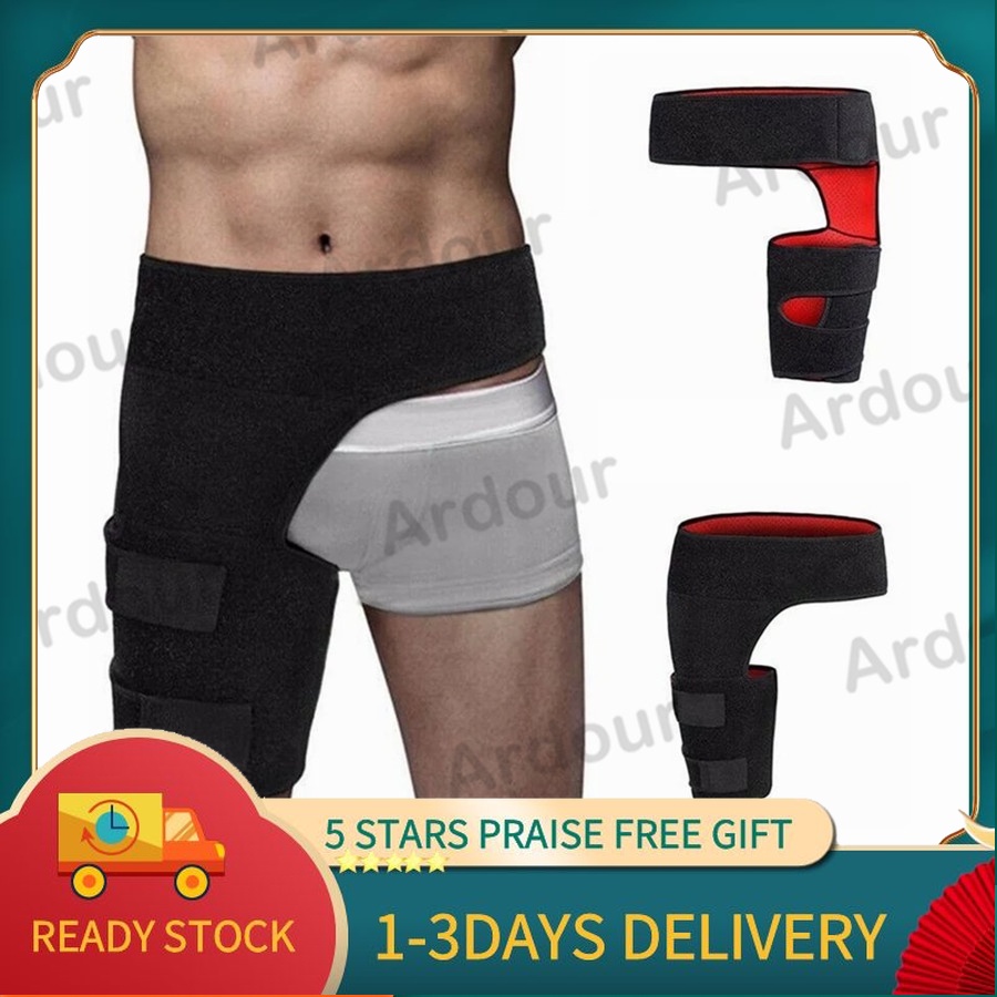 Hip Joint Protector Belt Sciatica Nerve Pain Relief Thigh Compression