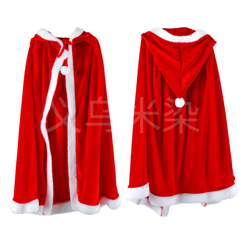 Christmas Cloak Adult and Children Red Little Red Riding Hood Cloak