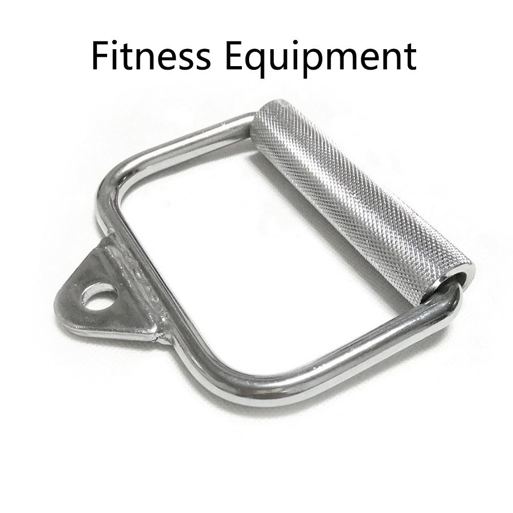 Gym single D Handle grip Pull Down Cable Attachment Non-Slip Tricep ...