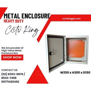 ♟Metal Box, Metal Enclosure Box 250X300X150mm Panel Case | Shopee ...
