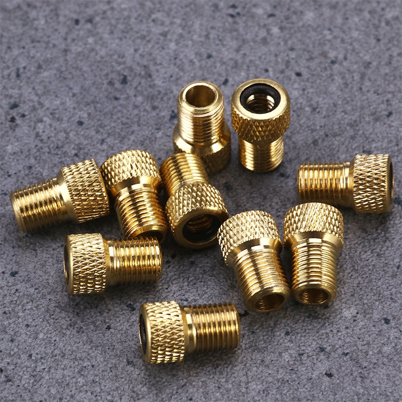 Brass Presta Valve Adaptor 1 Piece Convert Presta To Schrader For Bikes Adapter E Bikes E 6774