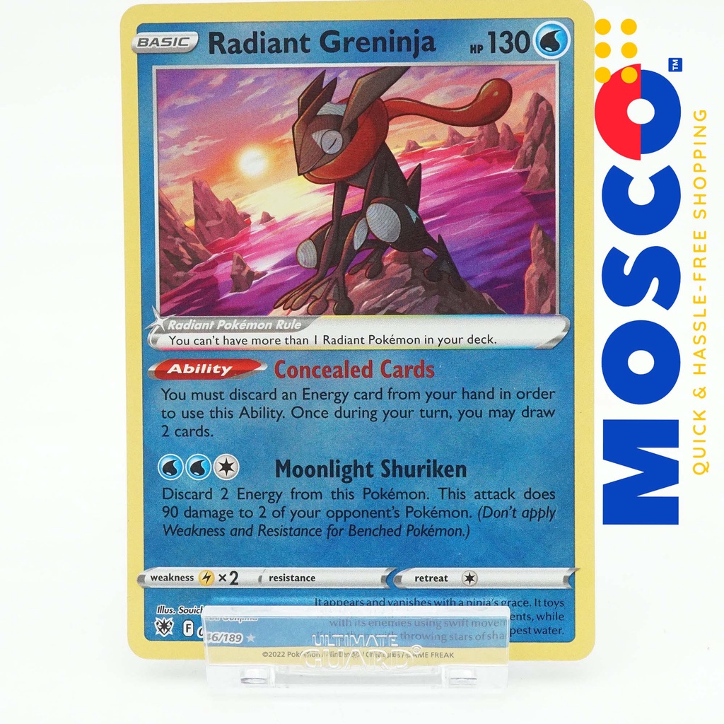 Radiant Greninja 046189 Radiant Rare Sword And Shield Astral